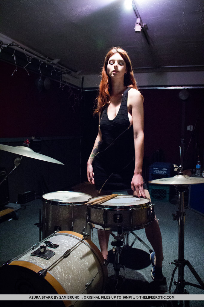 Azura Starr in Drummer 1 photo 2 of 17
